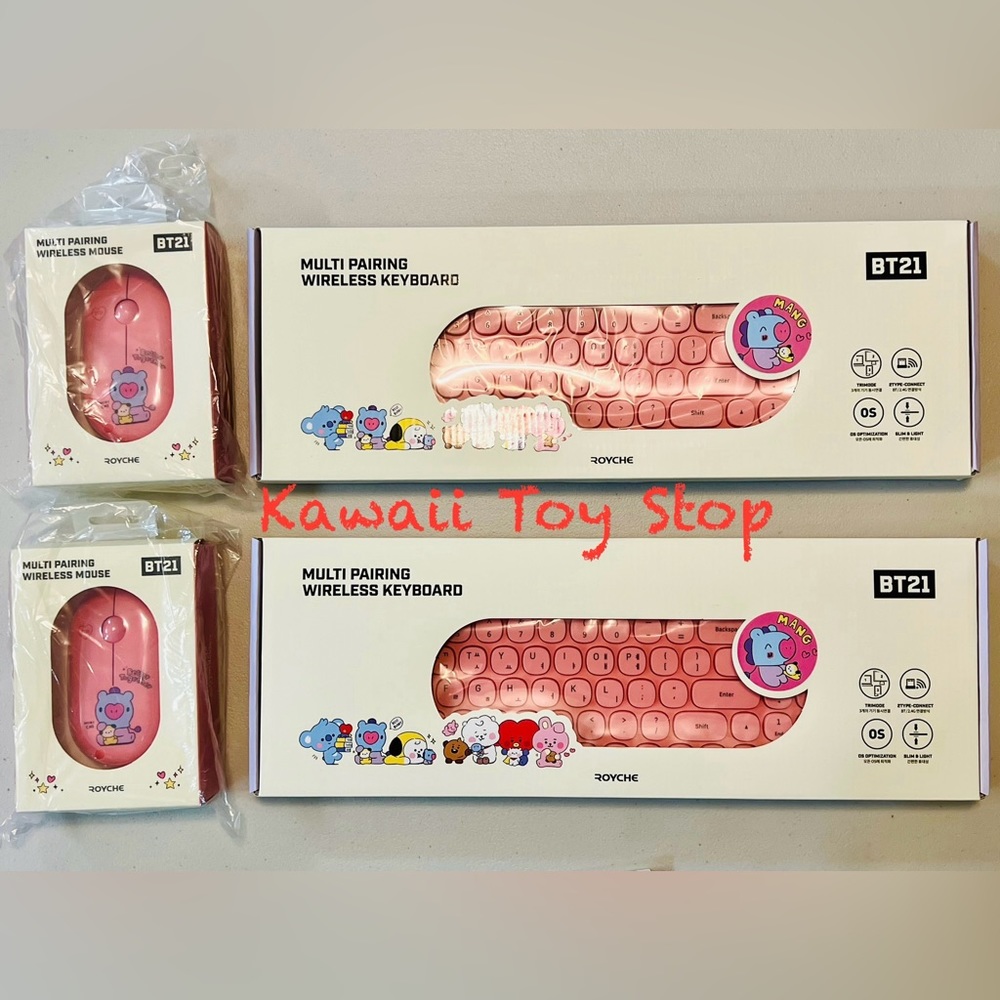BT21 Multipairing Keyboard & Mouse Bundle Set - BT21
